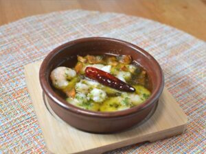 エビのアヒージョ