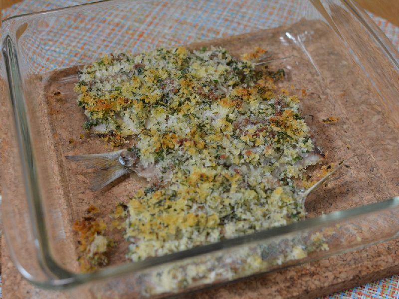 イワシのパン粉焼き