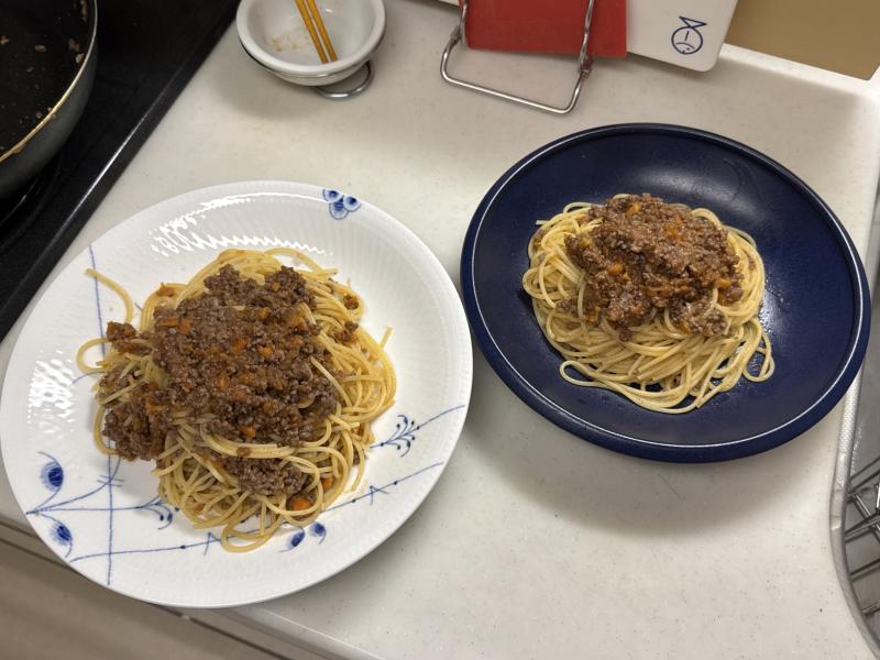 ミートソーススパゲティ